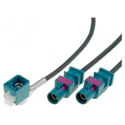 Adaptor Antenă Fakra Dublu 0,25m VW | Electronic-mag.ro | Componente Electronice