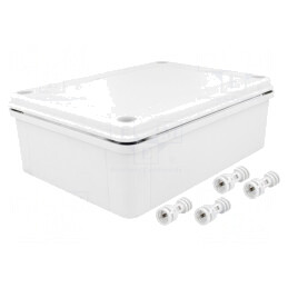 Carcasă Universală ABS Gri IP65 130x180x60 mm | Electronic-mag.ro | Componente Electronice