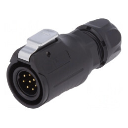 Conector Circular Mufă 16mm 8-PIN Aurit 5A | Electronic-mag.ro | Componente Electronice