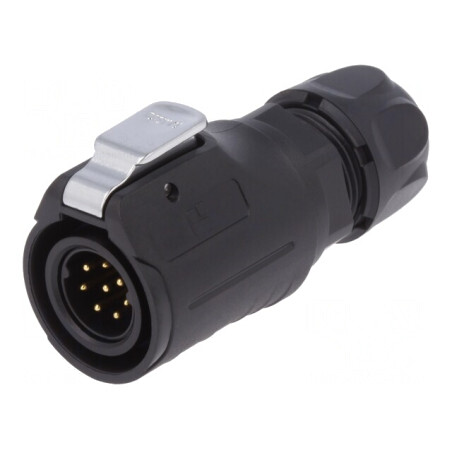 Conector Circular Mufă 16mm 8-PIN Aurit 5A | Electronic-mag.ro | Componente Electronice