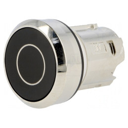 Comutator apăsare 22mm negru | Electronic-mag.ro | Componente Electronice