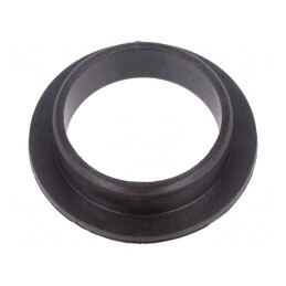 Lagăr manşon alunecător cu flanşă 23mm x 20mm negru | Electronic-mag.ro | Componente Electronice