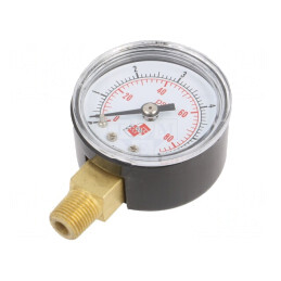 Manometru 0-6 bar pentru lichide și gaze 40mm | Electronic-mag.ro | Componente Electronice