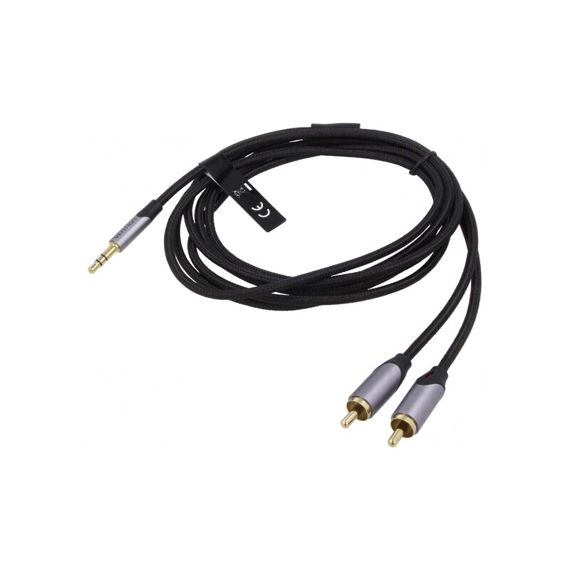 Cablu Audio Jack 3.5mm la RCA 2x Aurit 8m | Electronic-mag.ro | Componente Electronice