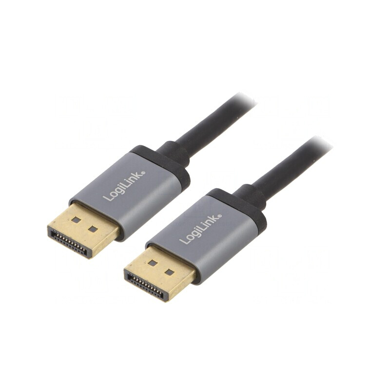 Cablu DisplayPort 1.2 1m Negru Aluminiu | Electronic-mag.ro | Componente Electronice
