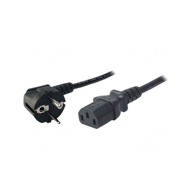 Cablu Alimentare 3m Negru Schuko CEE 7/7 la IEC C13 | Electronic-mag.ro | Componente Electronice Cablu Alimentare 3m Negru Schuko CEE 7/7 la IEC C13 | Electronic-mag.ro | Componente Electronice
