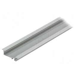 Profil Aluminiu Încastrat 1m pentru Module LED Natural FLAT8 | Electronic-mag.ro | Componente Electronice