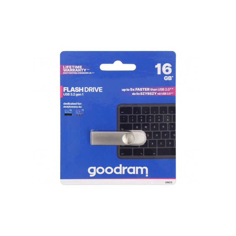 Pendrive USB 3.2 16GB Argintiu | Electronic-mag.ro | Componente Electronice