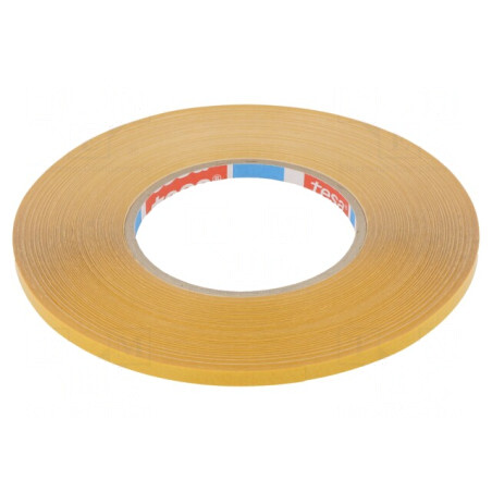 Bandă dublă adezivă albă 6mm x 50m | Electronic-mag.ro | Componente Electronice