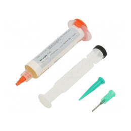 Gel Flux cu Colofoniu Halogenuri ROM1 Seringă 10ml Galbenă | Electronic-mag.ro | Componente Electronice