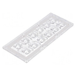 Lentilă LED Dreptunghiulară Transparentă 8,42mm | Electronic-mag.ro | Componente Electronice