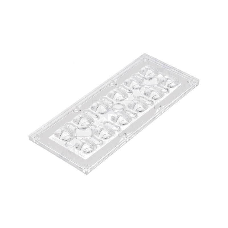 Lentilă LED Dreptunghiulară Transparentă 8,42mm | Electronic-mag.ro | Componente Electronice