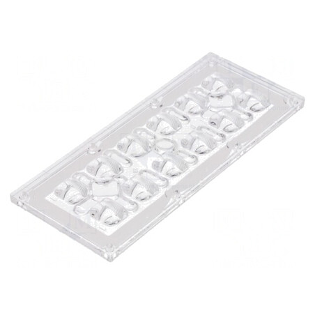 Lentilă LED Dreptunghiulară Transparentă 8,42mm | Electronic-mag.ro | Componente Electronice