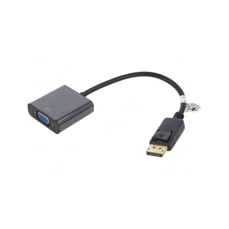 Convertor DisplayPort 0.15m Negru | Electronic-mag.ro | Componente Electronice