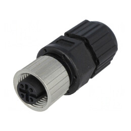 Mufă M12 4-PIN Mamă IP68 pentru DeviceNet/CANopen pe Cablu | Electronic-mag.ro | Componente Electronice