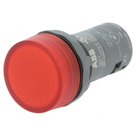 Lumină de control LED 22mm roșie 25-70°C | Electronic-mag.ro | Componente Electronice