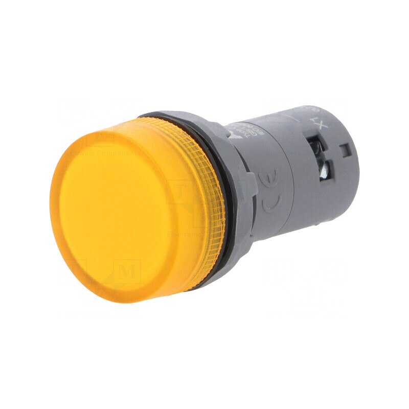 Lumină de control LED 22mm 230V | Electronic-mag.ro | Componente Electronice