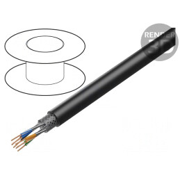 Cablu de Date ETHERLINE® Cat.5 4x2x26AWG | Electronic-mag.ro | Componente Electronice
