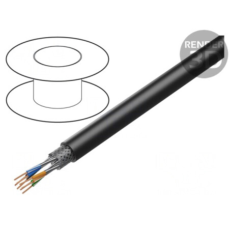 Cablu de Date ETHERLINE® Cat.5 4x2x26AWG | Electronic-mag.ro | Componente Electronice