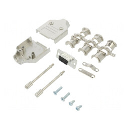 Conector D-Sub HD 15 Pin Mamă Lipire pe Cablu Gold Flash 13mm | Electronic-mag.ro | Componente Electronice
