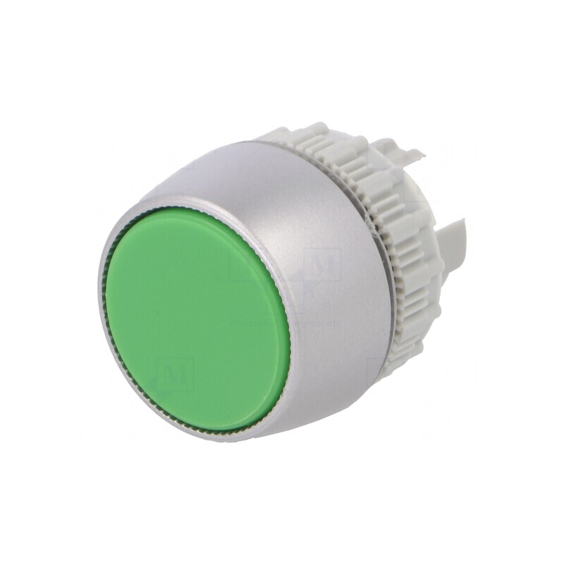Comutator cu apăsare 22mm verde | Electronic-mag.ro | Componente Electronice