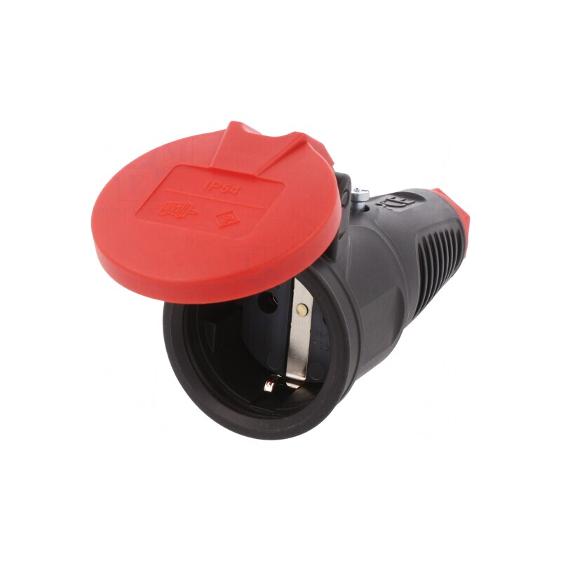 Conector alimentare AC mamă 250V 16A pe cablu | Electronic-mag.ro | Componente Electronice