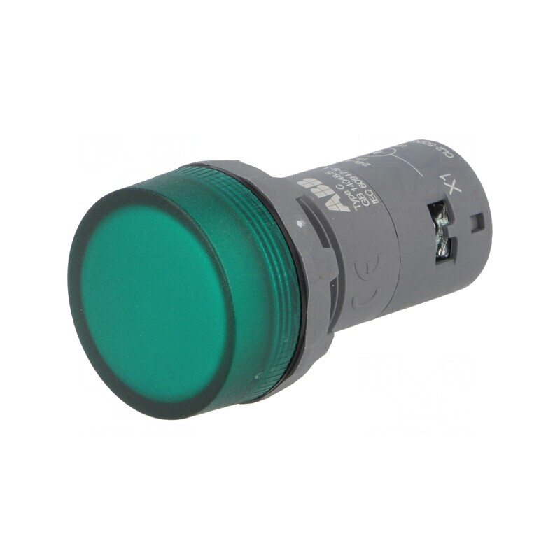 Lumină de control LED 22mm 24VAC | Electronic-mag.ro | Componente Electronice