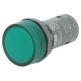 Lumină de Control LED Verde 22mm  | Electronic-mag.ro | Componente Electronice