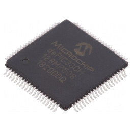 Microcontroler dsPIC 128kB 20kB SRAM TQFP80 3-3.6V | Electronic-mag.ro | Componente Electronice