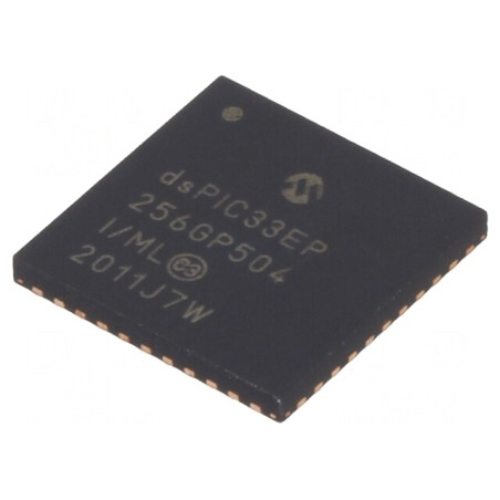 Microcontroler dsPIC 256kB QFN44 32kB SRAM 0,65mm | Electronic-mag.ro | Componente Electronice