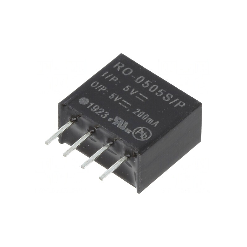 Convertor DC/DC 1W 5V 200mA SIP4 | Electronic-mag.ro | Componente Electronice