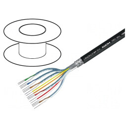 Cablu: AV; HDMI; 100m; cositorit,OFC; negru; 15; litat; PVC; 30VAC; 5