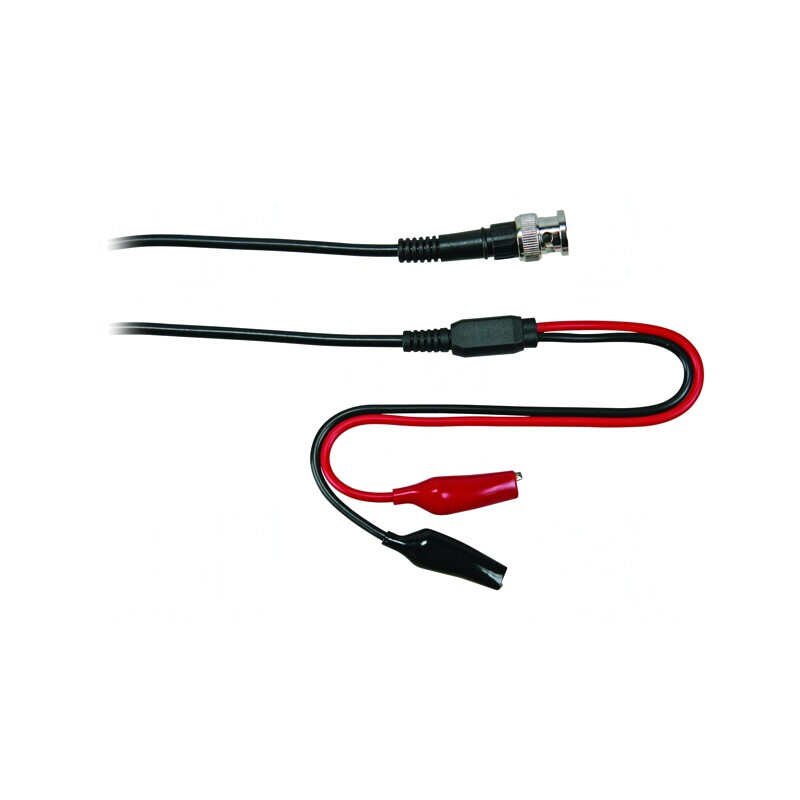 Cablu de măsurare BNC cu cleme crocodil 30VAC 60VDC 1A | Electronic-mag.ro | Componente Electronice
