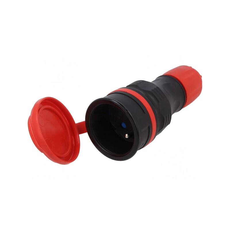 Conector AC Mamă 250V 16A Pe Cablu | Electronic-mag.ro | Componente Electronice