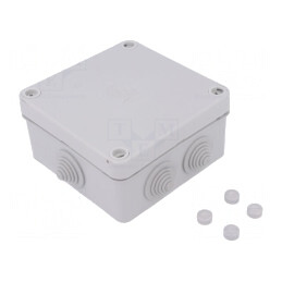 Carcasă cutie de conexiuni perete 113x113x58 mm | Electronic-mag.ro | Componente Electronice