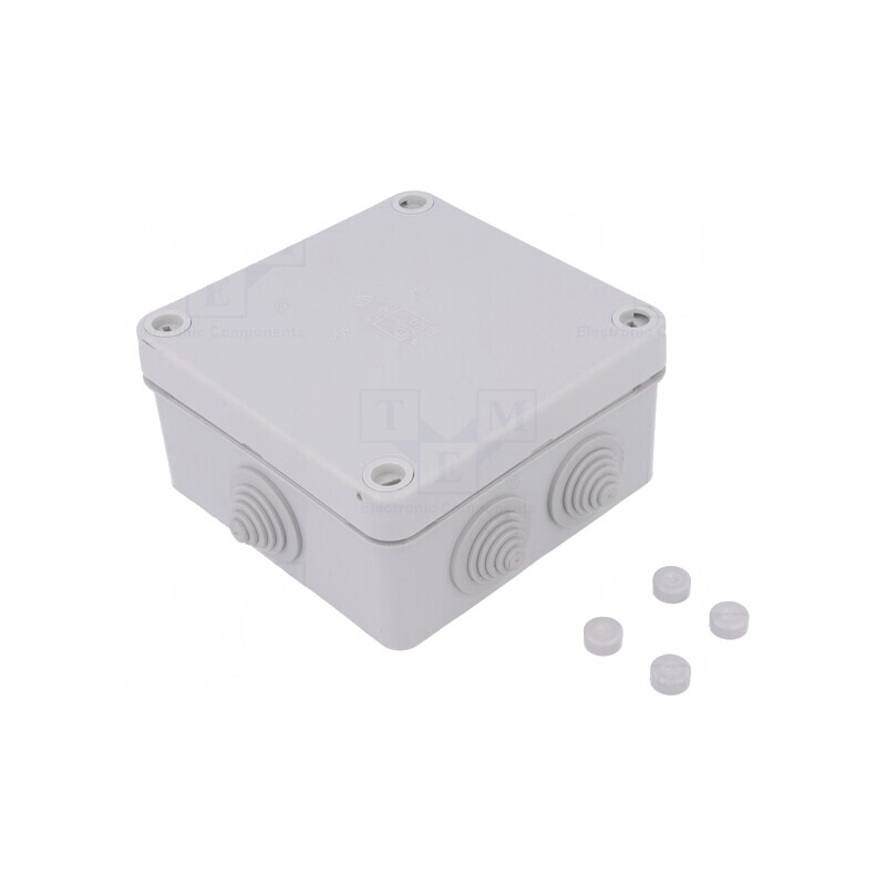 Carcasă cutie de conexiuni perete 113x113x58 mm | Electronic-mag.ro | Componente Electronice