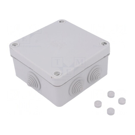 Carcasă cutie de conexiuni perete 113x113x58 mm | Electronic-mag.ro | Componente Electronice