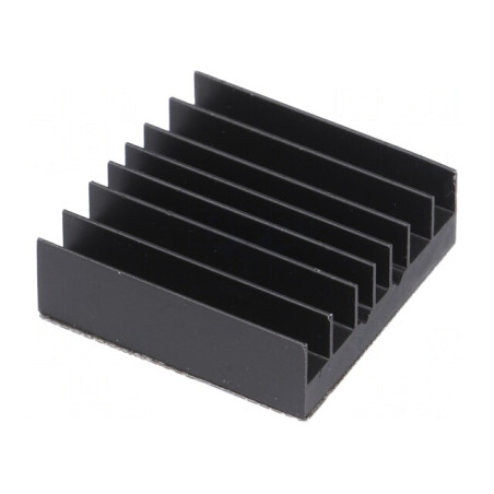 Radiator extrudat cu aripioare BGA negru 29x29mm | Electronic-mag.ro | Componente Electronice