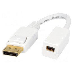 Adaptor DisplayPort la mini DisplayPort Alb | Electronic-mag.ro | Componente Electronice