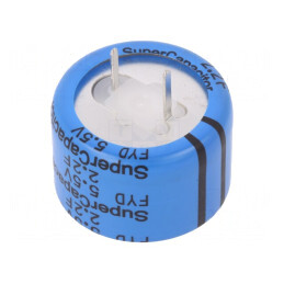 Supercondensator THT 2,2F 5,5V 10,16mm | Electronic-mag.ro | Componente Electronice
