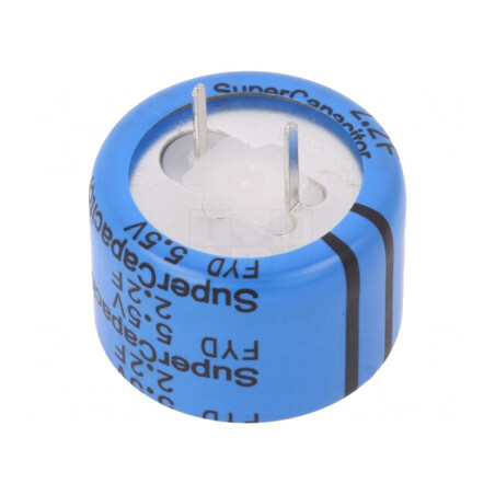 Supercondensator THT 2,2F 5,5V 10,16mm | Electronic-mag.ro | Componente Electronice