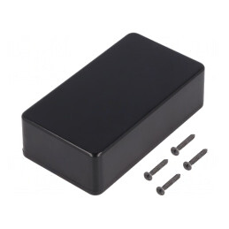 Carcasă Universală Neagră ABS 55x100x29mm | Electronic-mag.ro | Componente Electronice