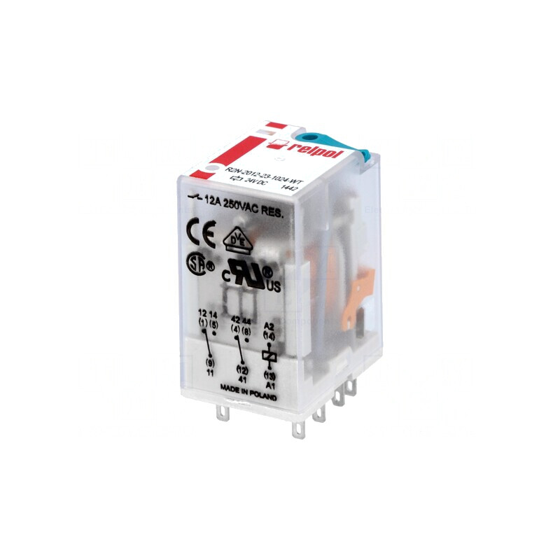 Releu Electromagnetic DPDT 24VDC 24A | Electronic-mag.ro | Componente Electronice Releu Electromagnetic DPDT 24VDC 24A | Electronic-mag.ro | Componente Electronice