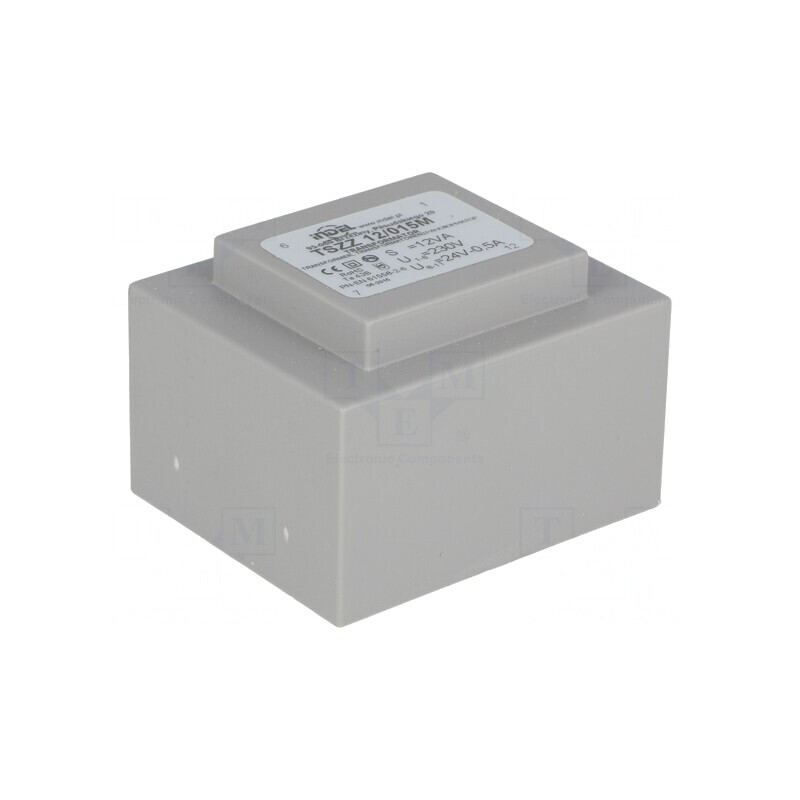 Transformator Încapsulat 12VA 230V 24V 500mA PCB | Electronic-mag.ro | Componente Electronice