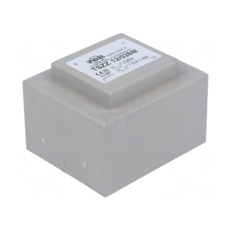 Transformator încapsulat 12VA 230VAC 7,5V 1,6A PCB | Electronic-mag.ro | Componente Electronice