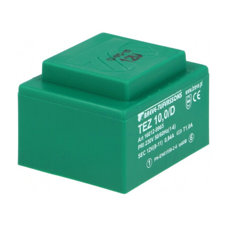 Transformator încapsulat 10VA 230V 12V PCB | Electronic-mag.ro | Componente Electronice