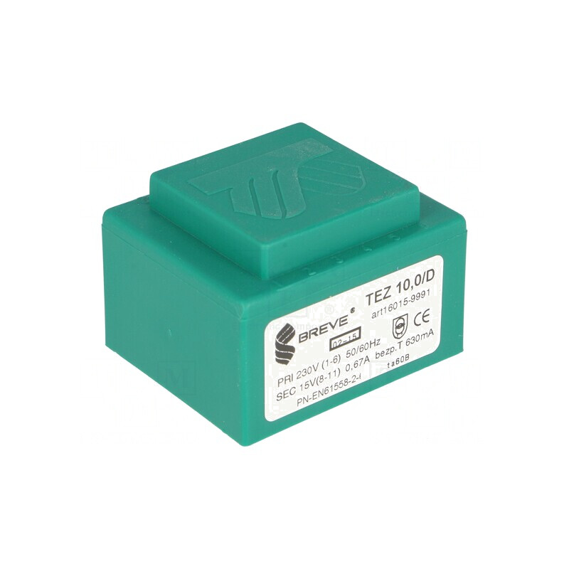 Transformator Încapsulat 10VA 230V 15V PCB | Electronic-mag.ro | Componente Electronice