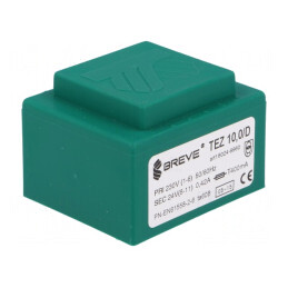 Transformator încapsulat 10VA 230VAC 24V PCB | Electronic-mag.ro | Componente Electronice