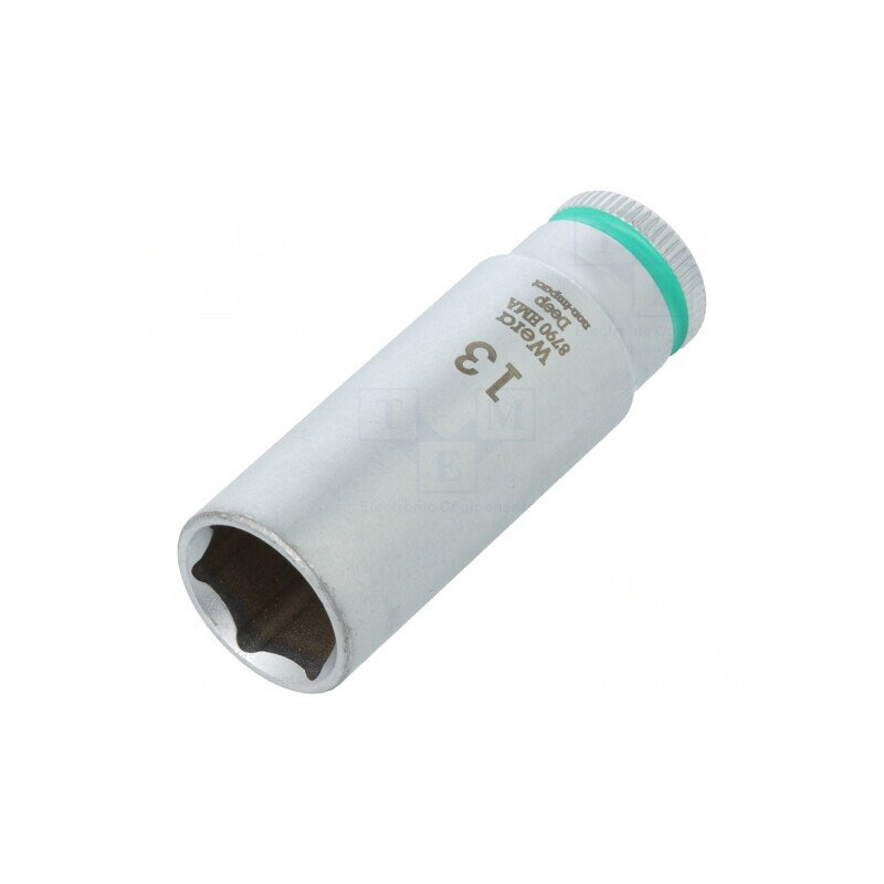 Tubulară HEX 13mm 1/4 50mm Oțel Crom-Vanadium | Electronic-mag.ro | Componente Electronice