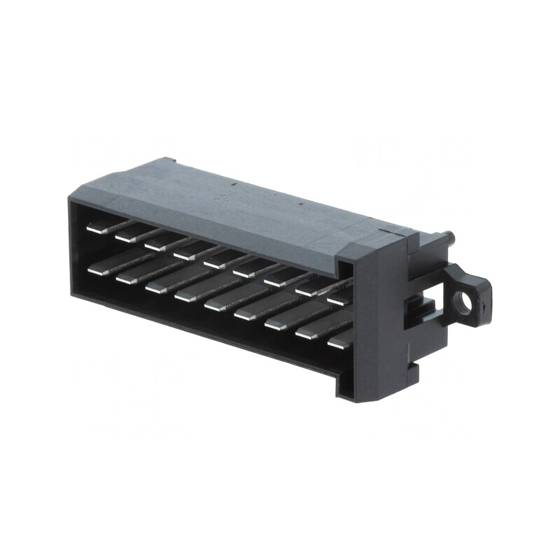 Conector dreptunghiular JPT Junior Timer tată soclu 18 pini | Electronic-mag.ro | Componente Electronice